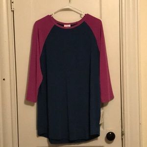 Pink/Blue Lularoe Randy XL